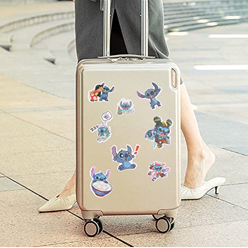 Cartoon Ohana Pu Leather Passport Holder Cover With 50Pcs Stickers Lilo Ohana Travel Passport Case Wallet Card Coin Purse For Women(Tp-Xjbb A) #TOP7