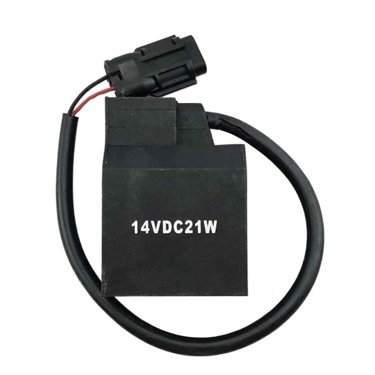 1pcs Solenoid Valve Coil Hydraulic Excavator R210/215/225/275/305/335-7-9 Pilot Safety Locking Solenoid Valve Coil(DC12V with Wire)