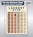 Laundry Symbols Guide Magnet - Laundry Magnet for Washing Machine - 6