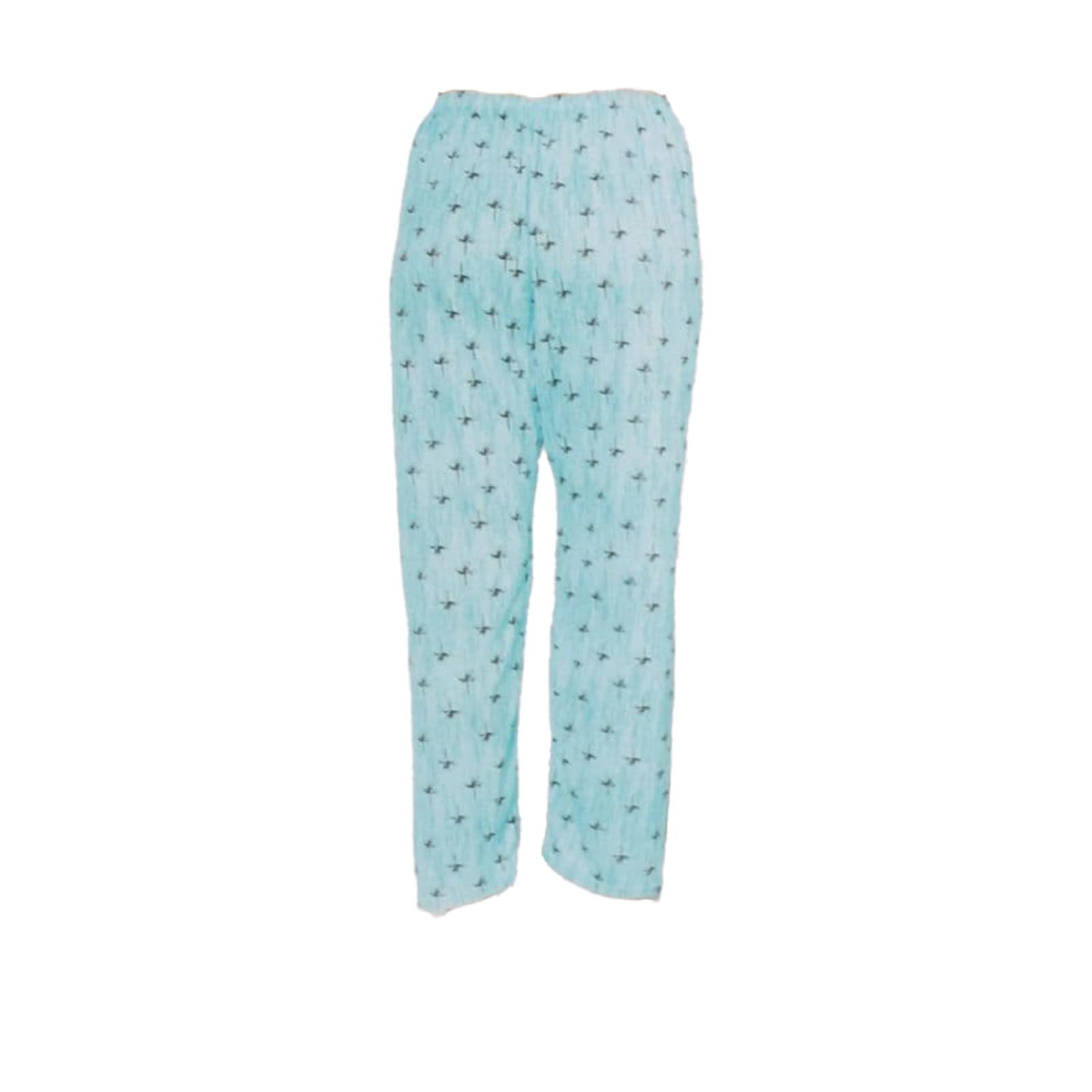 TT ThreadTrade Women Leaf Flowers Night Wear and Trousers,100% Cotton, Comfort and Aesthetics Design, Soft, Cozy & Gentle On The Skin, Feel Relaxed, Snug Or Loose Fit, (Mint, Trouser- One size)