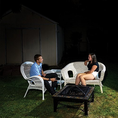 Mr. Beams MB370 Wireless LED Remote Control Spotlight with Motion Sensor and Photocell 140 Lumens, White