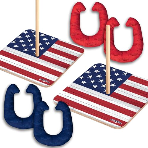 YouTheFan Stars & Stripes Horseshoe Bags Game