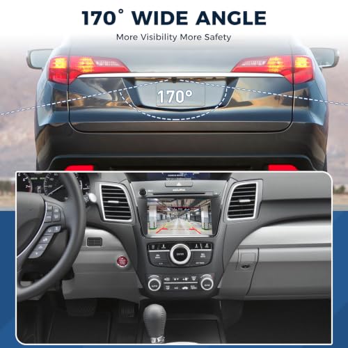 Image of 39530-TX4-A01 Rear View Backup Reverse Camera Fit for Acura RDX 2013-2015 Parking Back Up Assist Camera Replace#39530TX4A01