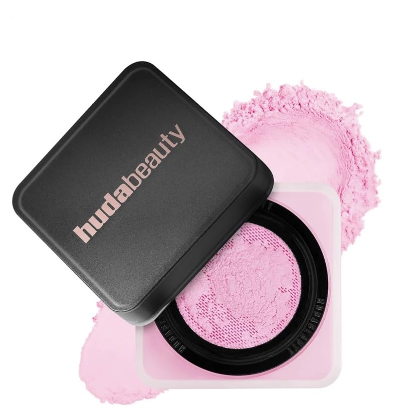 HUDA BEAUTY Original | EASY BAKE | Loose Baking & Setting Powder | Polvos sueltos que fijan el maquillaje | 20 gramos (UBE BIRTHDAY CAKE., 20.00 g (Paquete de 1) | by BELLA
