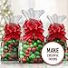 M&M'S Christmas Stocking Stuffer Peanut Milk Chocolate Candy, 38 oz Bag