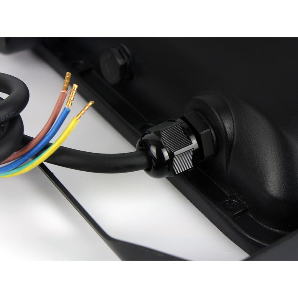 LED line PRIME Foco LED para exteriores, color negro, IP66, 100 W, 14000 lm, CCT, 3000 K, 4000 K, 5000 K, 120°