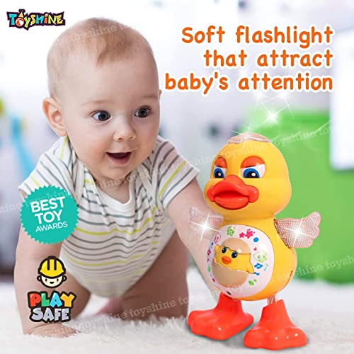 Image of Toyshine 2 in 1 Combo Dancing Duck and Frog with Musical Flashing Lights and Real Dancing Action