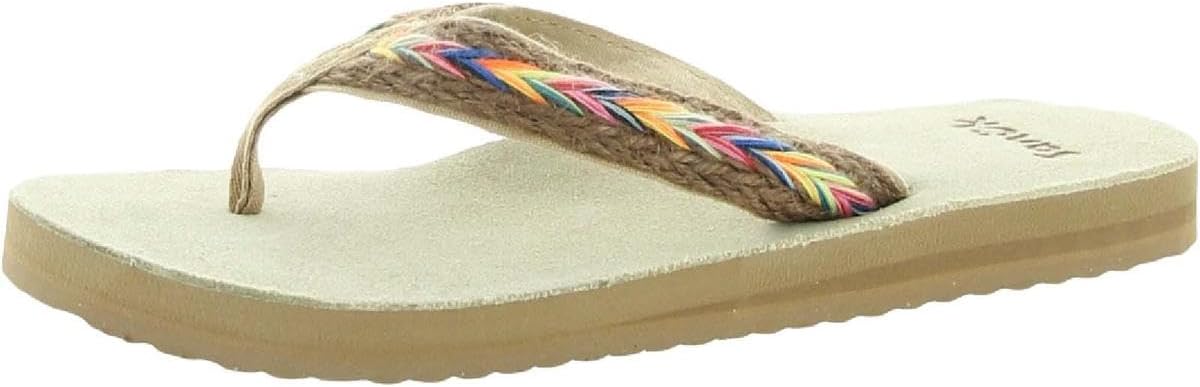 Sanuk Fraidy Hemp Rainbow 8 B (M)