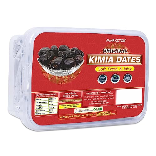 Image of MARKSTOR Original Kimia Dates - Fresh & Juicy Dates -500Gram - Natural Sweetness, No Added Sugar