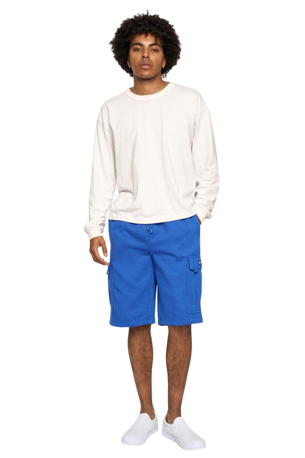 G-Style USA Herren-Cargo-Shorts aus massivem Fleece