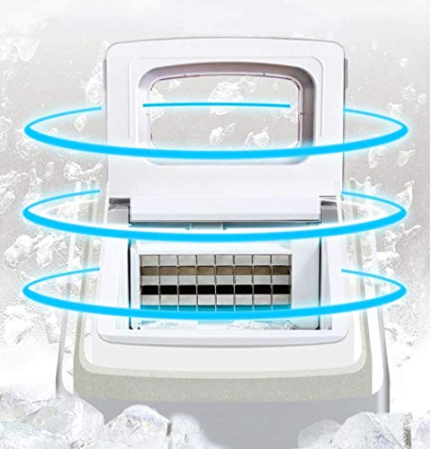IW.HLMF Automatische Eismaschine Maschine, schnelle elektrische Eiswürfelmaschine tragbare kleine gewerbliche Home… – Bild 5