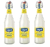 Lorina Sparkling Fresh Lemonade, Prestige Collection (25.4oz, 3-Pack) Naturally Flavored Carbonated Soda Water, Artisan Crafted, Gluten-Free Beverage - No Artificial Colors or Flavors