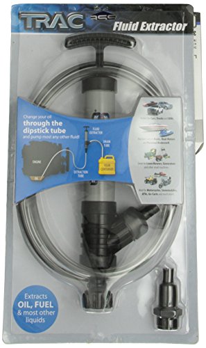 Trac Outdoors Hand Held Fluid Extractor - Ideal For Nearly All Forms Of Fluid Extraction - Includes Cap, Adapters And Hoses (69360), Gray #TOP4