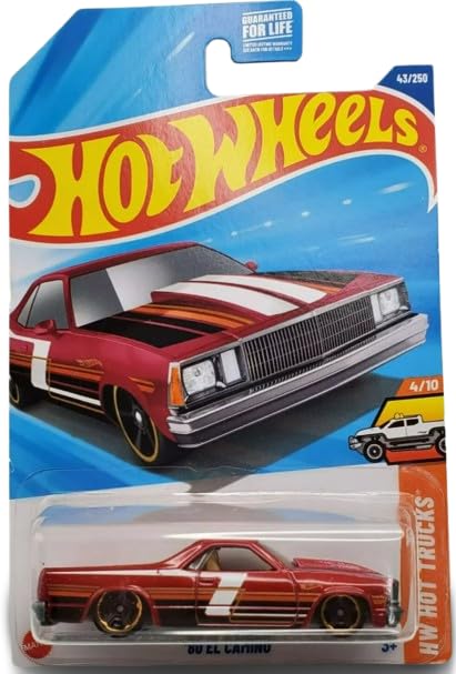 Hot Wheels '80 El Camino escala 1:64 Diecast miniatura 1