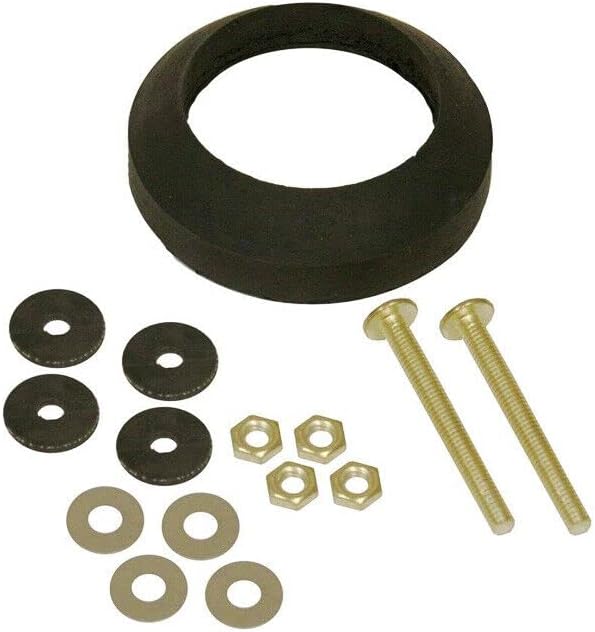 for 04-3801 Toilet Tank to Bowl Bolt Kit with Brass Bolts Rubber and Metal