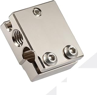 Top NF-V6 PT100 Volcano Plated Copper Heat Block for Volcano Hotend 3D Printer for DDG Extruder Heated Block