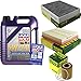 Produktbild QR-PARTS 69371801 Filter Set Inspektionspaket 5 Liter Motoröl Leichtlauf High Tech 5W-40 MANN-FILTER Innenraumfilter Luftfilter Ölfilter
