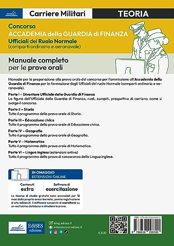 Concorso Accademia Della Guardia Di Finanza. Manuale Completo Per Le Prove Orali. Con Software Di Simulazione - 2