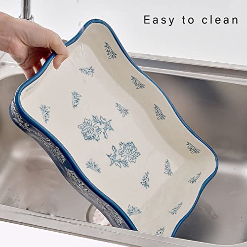 Wisenvoy Casserole Dishes For Oven Lasagna Pan 2-Pcs Baking Dish Casserole Dish Baking Dishes For Oven Baking Dish Set #TOP3