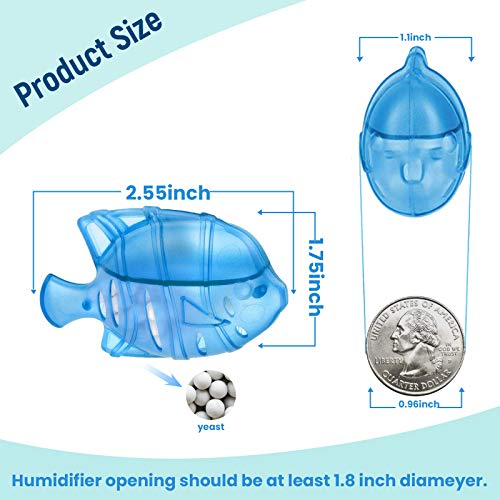 PGYARD Humidifier Cleaner, 6 Pack Universal Humidifier Tank Cleaner, Compatible with Warm & Cool Mist Humidifiers, Fish Tank and More, Improve Water Cleanliness - Thumbnail 2