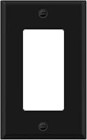Vista 19 de ENERLITES Placa decorativa de pared metálica para interruptor o tomacorriente, acero inoxidable 201, tapa de tomacorriente, resistente a