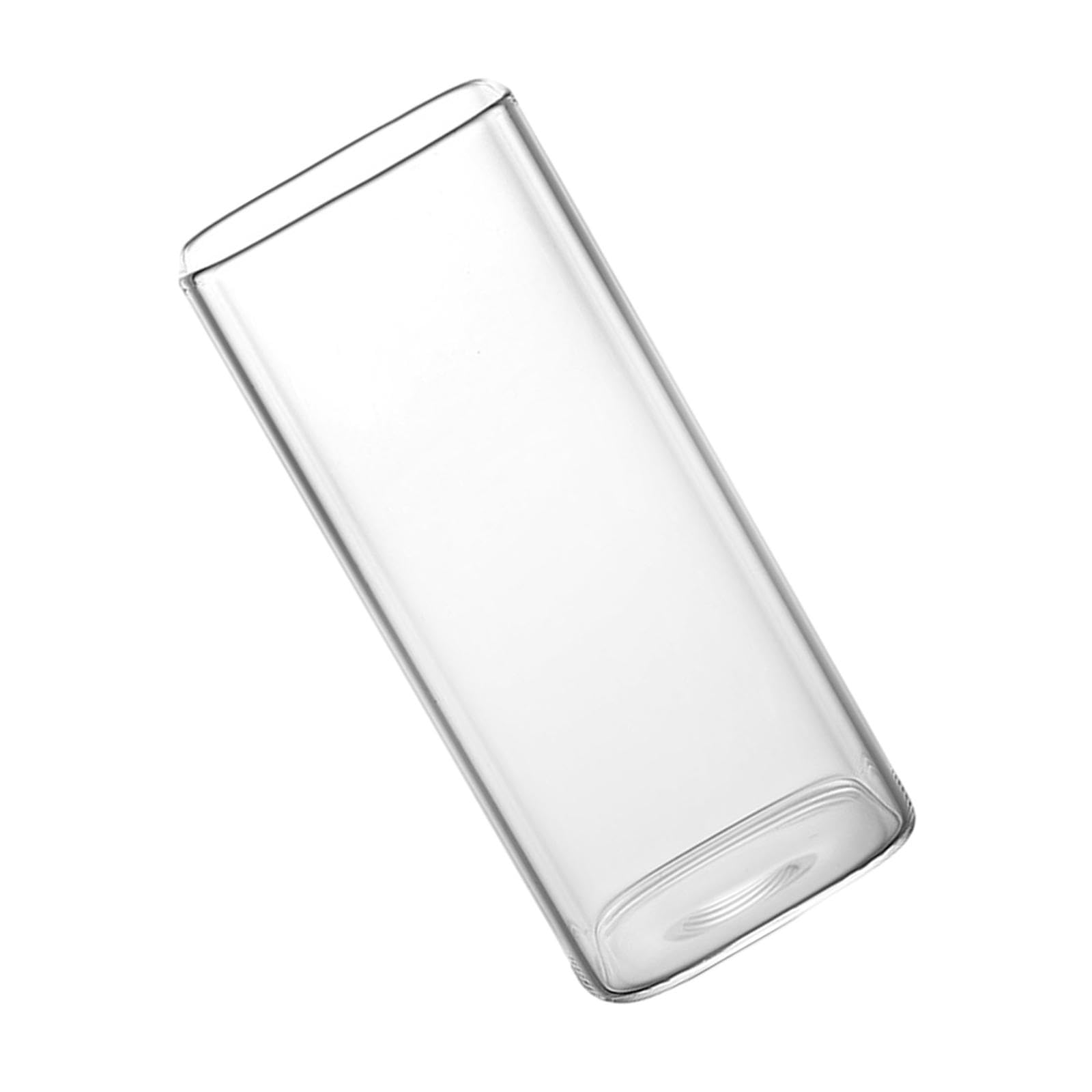 Highball Glass Tall Glass Cups Square Elegant Birthday Gifts Party Kitchen Tea Clear Glassware Clear Glass Mugs Drinking