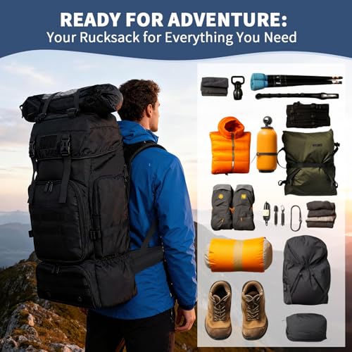 Vaupan 70L Tactical Backpack