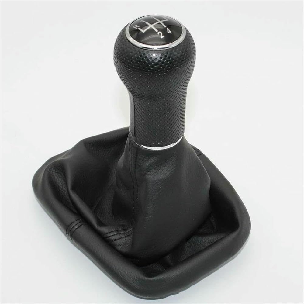 GZNBB Car Manual Gear Shift Knob Boot Cover Gaiter Lever Shifter Handle Stick, for Seat for Leon 2000 2001 for Toledo 1999-2001