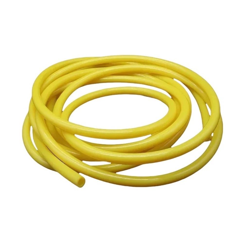 Gohapy One Color Rubber Strip 1 Piece Easy To Process Yellow Rubber Tube, Silicone Lab Equipment Tubing(1Meter*0.5Mm*1Mm)