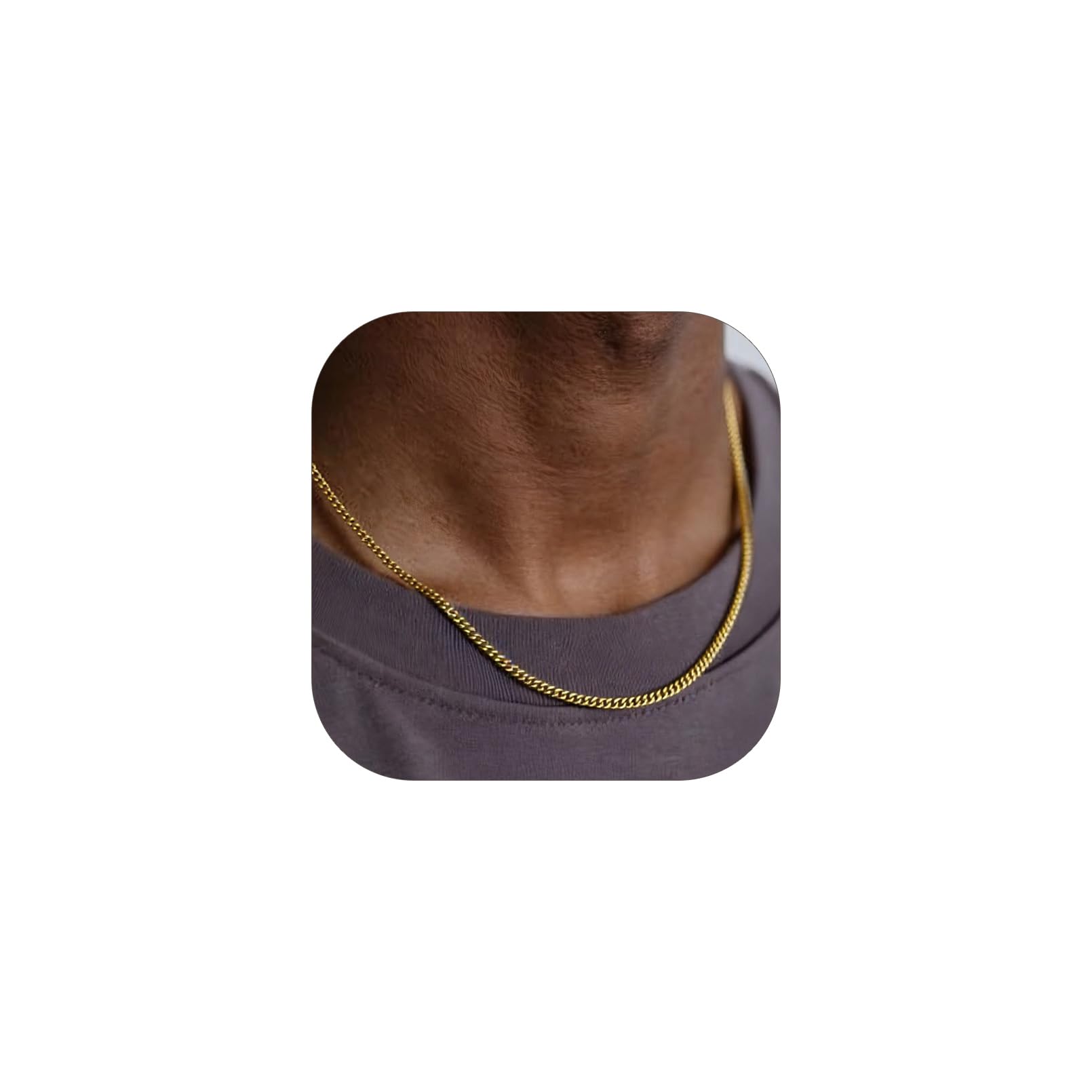 ChainsHouse Miami Cuban Chain Necklace for Men Women, 3mm/6mm/9mm/12mm Width, 316L Stainless Steel/14K Gold/Black Plated, Hypoallergenic Mens Hip Hop