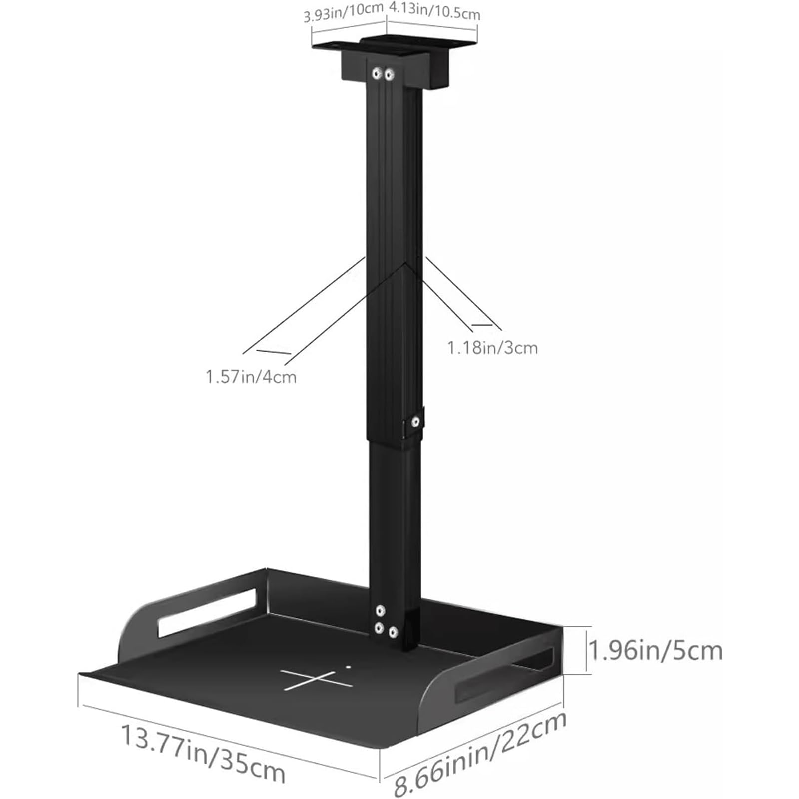 Soporte de Pared de Soporte Colgante Universal para proyector, Bandeja de Almacenamiento, Soporte de Pared para cámara, colocación del proyector