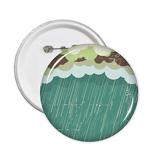 Badge nuage de pluie XL pour cacher un trou ou personnaliser une veste unie