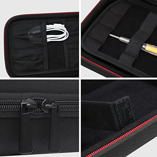 Elonbo Carrying Case For Klein Tools Et310 Ac Circuit Breaker Finder & 80041 Outlet Repair Tool Kit & Rt250 For Gfci Receptacle Tester, Electrical Tools Storage Organizer Holder Bag, Black #TOP3