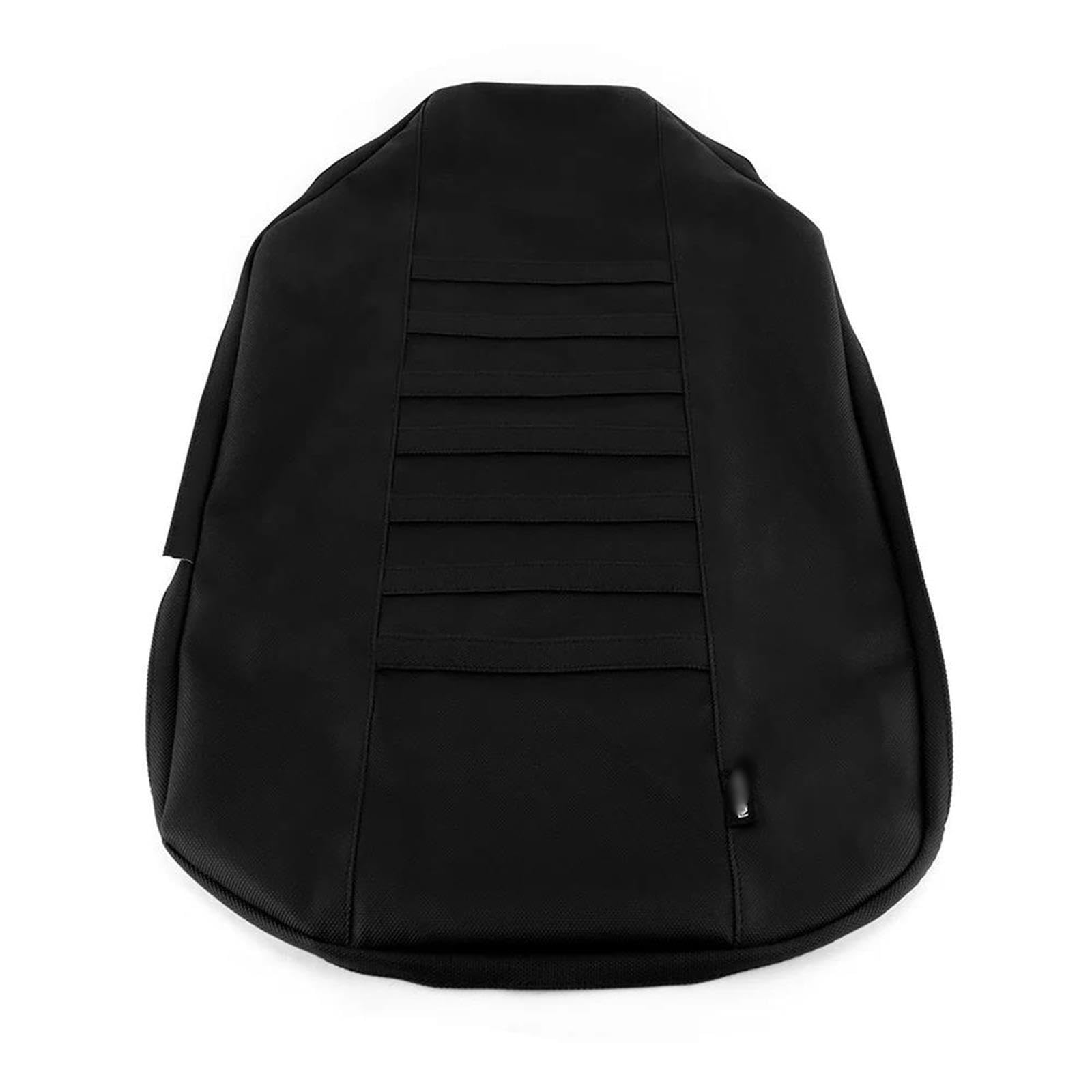 Fodera Per Cuscino Per Sella Antiscivolo Impermeabile In Pelle PVC Per Moto ATC 200X 1983-1985 Cuscini di seduta(Black2)