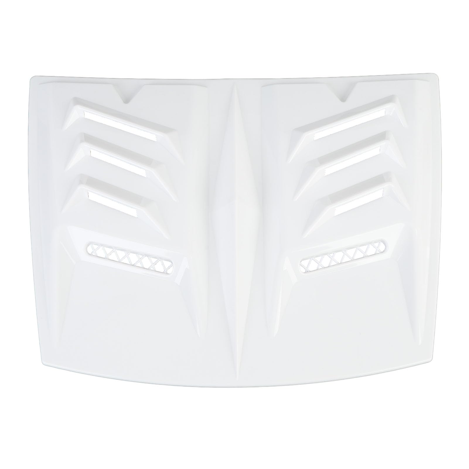 Finitura di Ventilazione del Cofano Motore Universale Bianca, Kit di Sostituzione della Copertura Decorativa per Gli Appassionati di Auto Serie 1 E90 W117