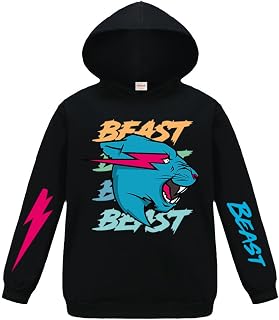 Youtube Game Merch Pullover Hoodie for Boys and Girls Tops Jumper
