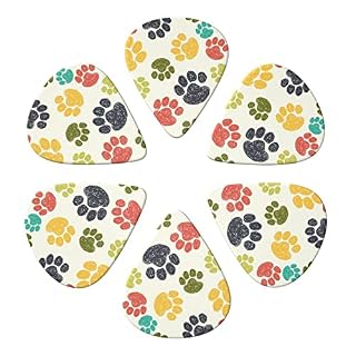 Ensemble de 6 médiators de guitare patte de chien coloré mignon pour guitare acoustique, guitare électrique, basse… - Les Beatles, Paul McCartney, John Lennon, RIngo Starr, George Harrison Ensemble de 6 médiators de guitare patte de chien coloré mignon pour guitare acoustique, guitare électrique, basse… – Image 4