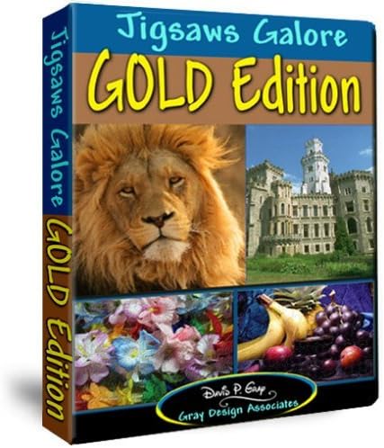 Gold Edition: 200 Beautiful Jigsaw Puzzles for Your PC Including Animals, Scenic Places, Buildings, World Travel, Flowers, Holiday Scenes and More!