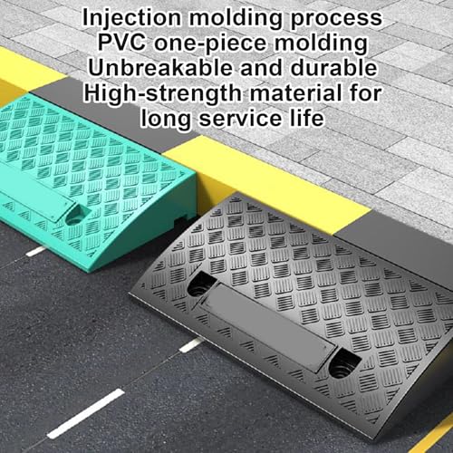 Rampa resistente para bordillos, PVC antideslizante verde miniatura 4