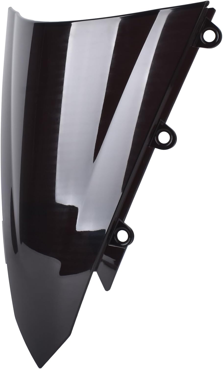 Motorcycle Windshield Fairing Double Bubble Wind Deflector Screen Shield Front Fairing Visor Compatible for Ho-nda CB 500 R CBR 500R Accessories 2016 2017 2018 (Black)
