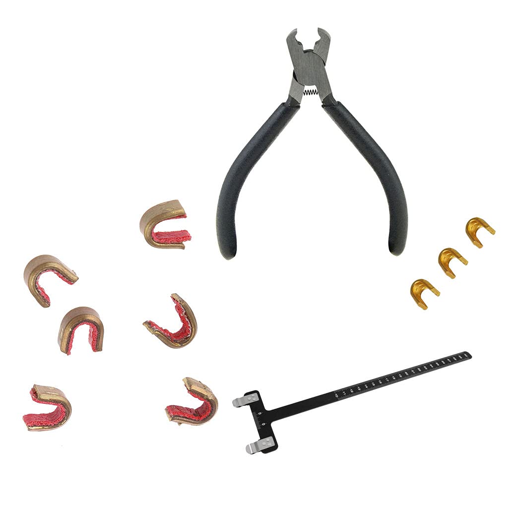 Sharplace Accessories, Nocking Points Buckles for Bowstring, Pliers, T