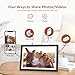 Livingpai 10.1 inch WiFi Digital Picture Frame, Touch Screen Smart Digital Photo Frame with 16GB Storage, WiFi Electronic Picture Frame Easy to Share Photos and Videos via Uhale App