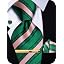 green pink striped