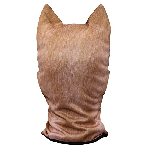 Image of WTACTFUL 3D Animal Ears Balaclava, Breathable Face Mask for Halloween