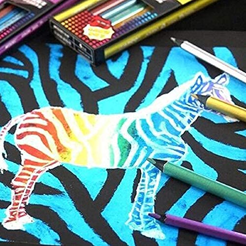 Chironal 12pcs Metallic Non Toxic Colored Drawing Pencils 12 Color Drawing Sketching Color Pencil - Image 7