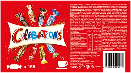 Celebrations Blisterbox | Mini-Schokoriegel Mix | 155 Pralinen in einer Box (1 x 1,435 kg) - Image 3