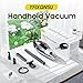 YFIXQNSU Hand Held Vacuum Cordless Rechargeable - Portable Mini Vacuum Cleaner with Brushless Motor, Clean Dust & Hair Quickly, Lightweight & Low-Noise for Office/Car/Home