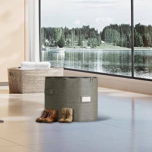 Boîte de rangement cylindrique chaussures pour libérer l'espace au sol