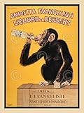 Picture Peddler Anisetta Evangelisti Vintage Posters Liquor Alcohol Advertisement Poster Image Size is 17x23 Overall Size is 18x24 Inches