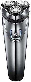 CAFFIA Electric Razor for Men, Wet & Dry Mens Razors for Shaving Electric Cordless with Pop-up Trimmer, Razors Electric Shavers for Men Waterproof Rechargeable, Silver